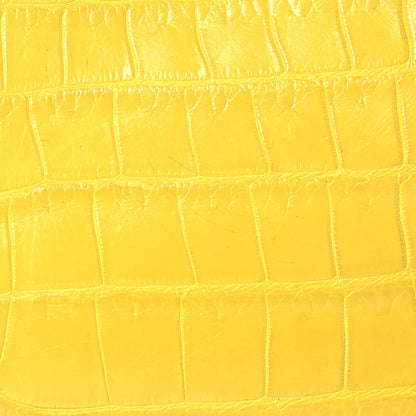 Christian Dior Crocodile Large Diorissimo Yellow 14 of 19