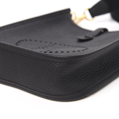 Hermes Taurillon Clemence Evelyne TPM Black 8 of 8
