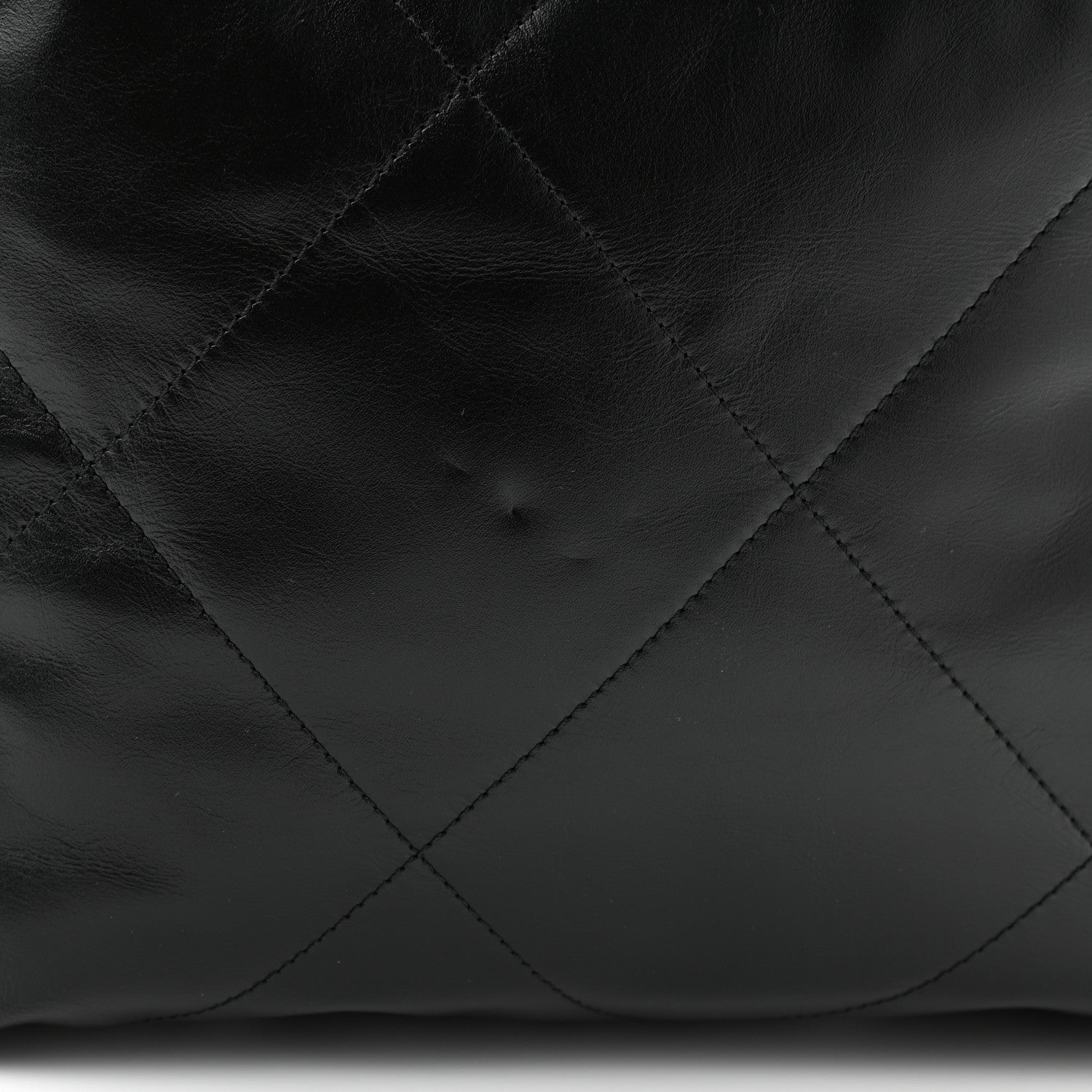 Chanel Shiny Calfskin Quilted Small Chanel 22 So Black 12 of 13