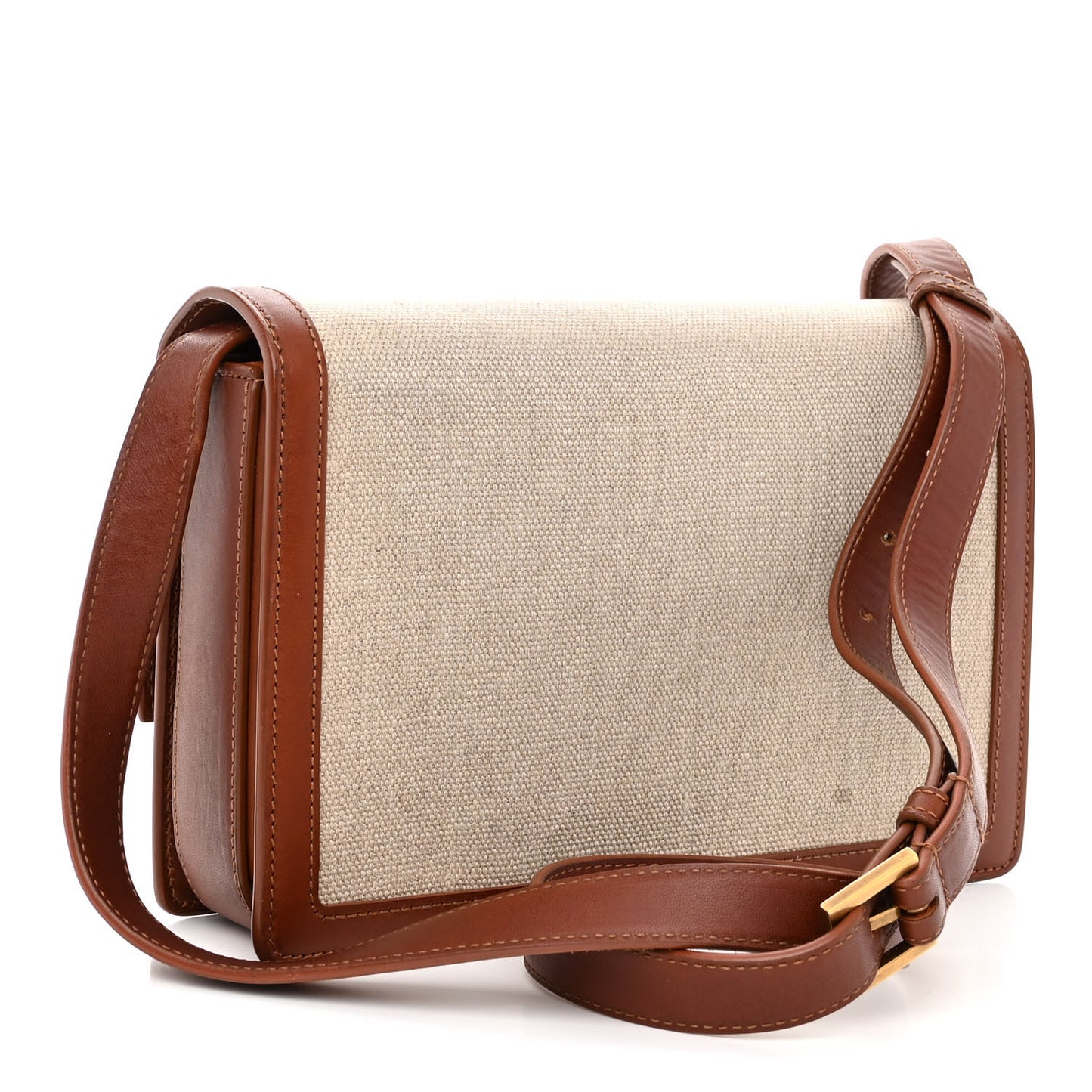 Linen Calfskin Medium Bellechasse Beige Cognac