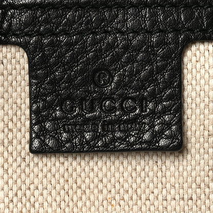 Gucci Pebbled Calfskin Medium Soho Shoulder Bag Black 5 of 9