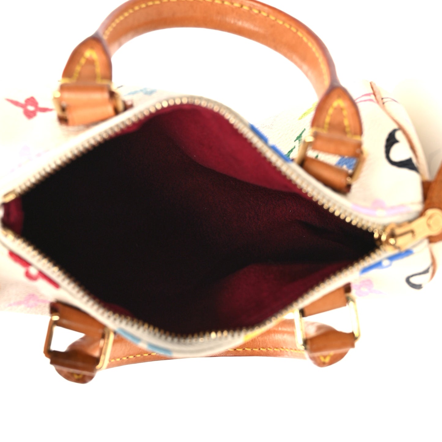 Monogram Multicolor Mini Sac HL Speedy White