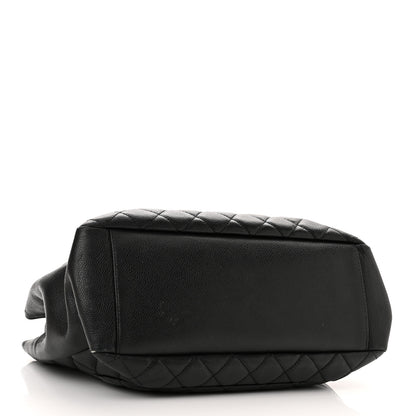 Chanel Caviar Quilted Grand Shopping Tote GST Black 4 of 11