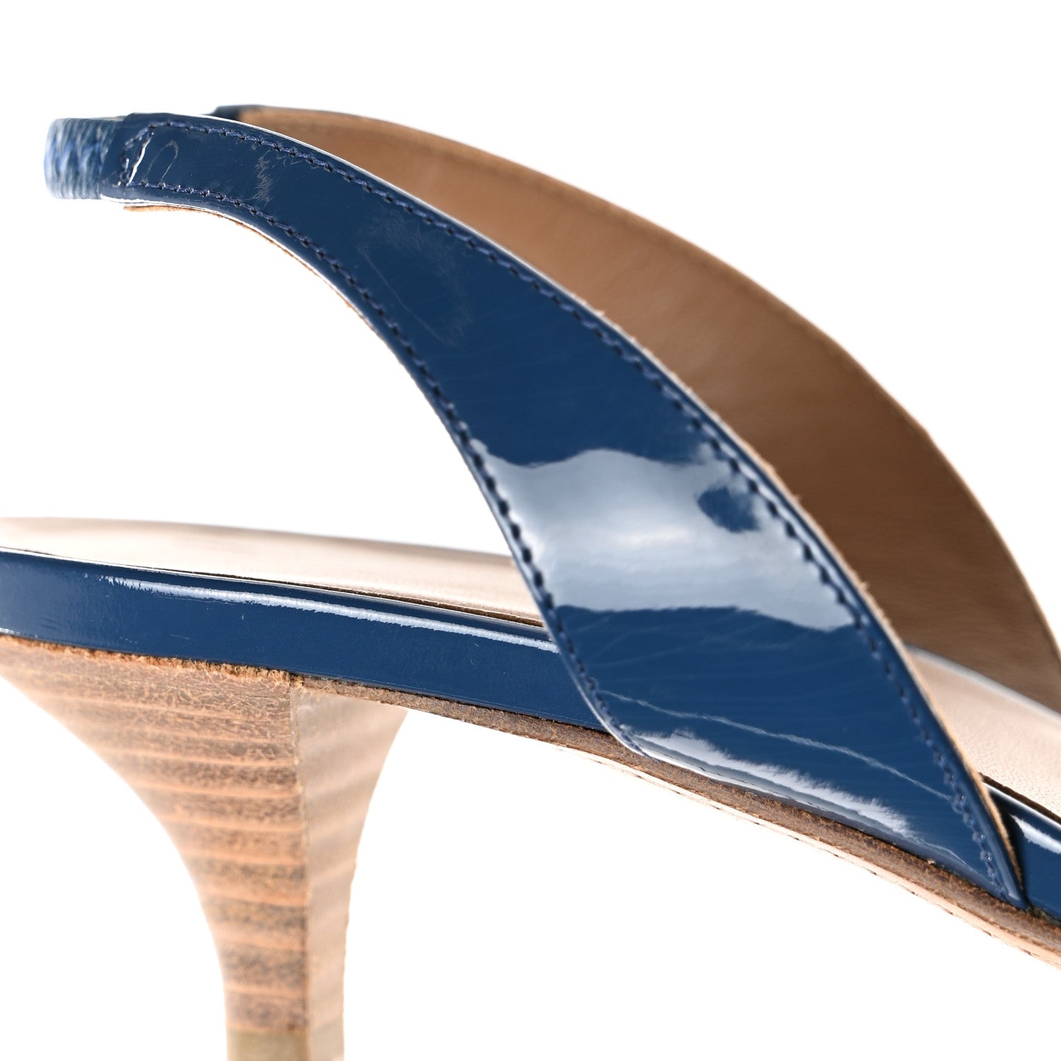 HERMES エルメス デッキシューズ タッセル エスパドリーユ ネイビー 41 Hermes Patent Ottomane Slingback Sandals 37 Blue 1471875