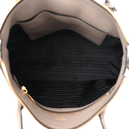 Prada Vitello Daino Shopping Tote Argilla 5 of 12