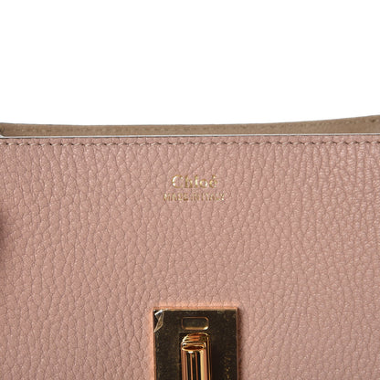 Chloe Grained Lambskin Mini Drew Shoulder Bag Cement Pink 6 of 7