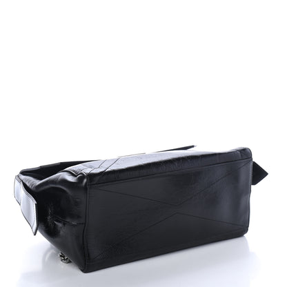 Givenchy Creased Patent Calfskin Medium ID Flap Black 3 of 4