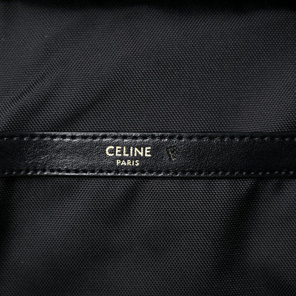 Celine x Christian Marclay Nylon Phonoguitar Print Medium Backpack White Black 4 of 8