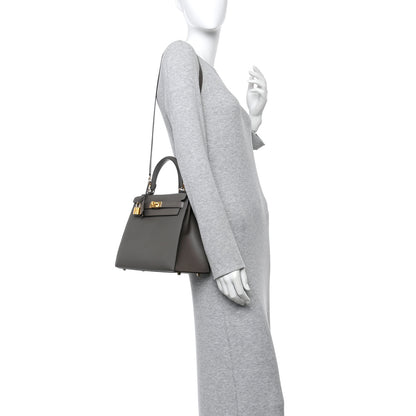 Hermes Epsom Kelly Sellier 28 Etain 2 of 10