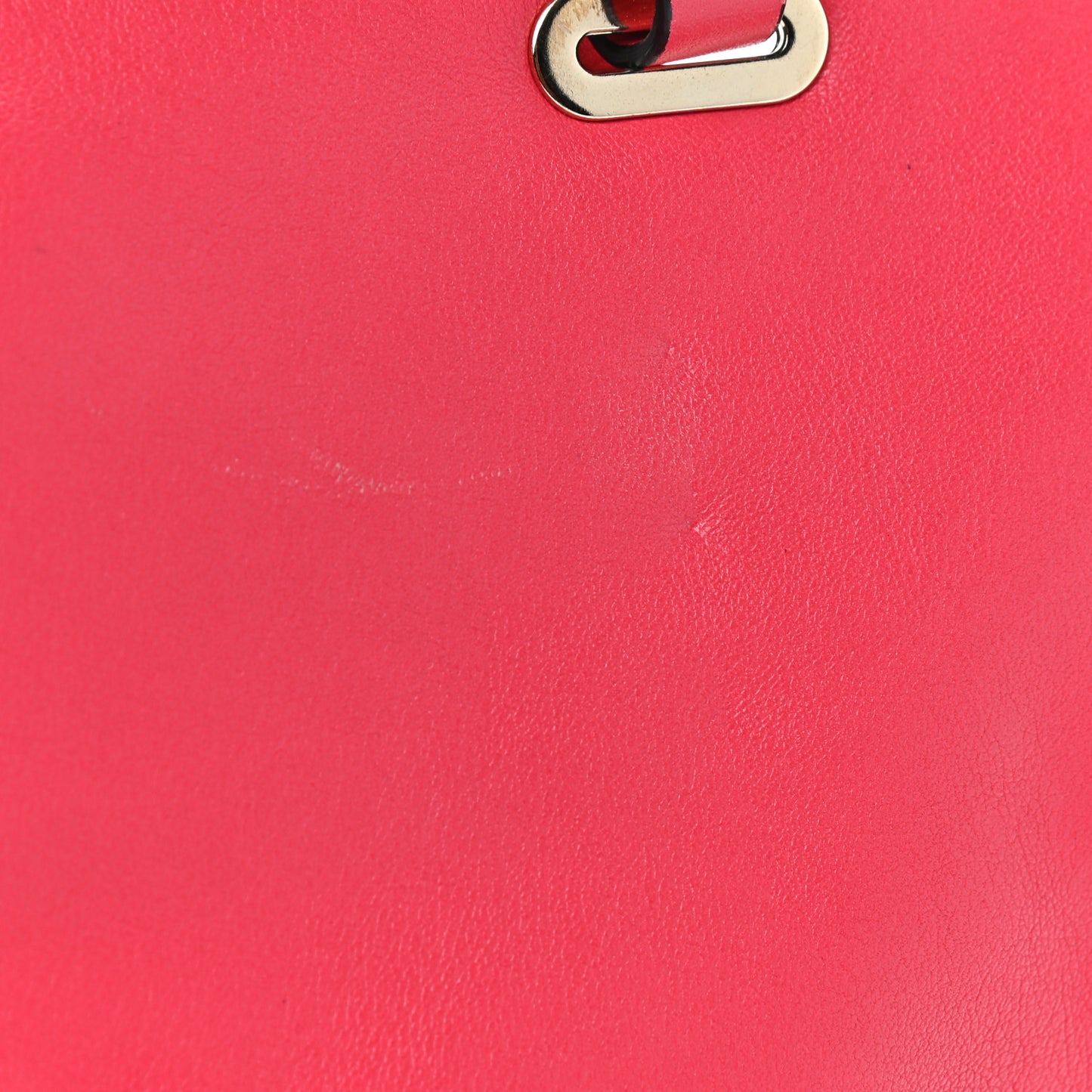 Vitello Small Rockstud Tote Raspberry