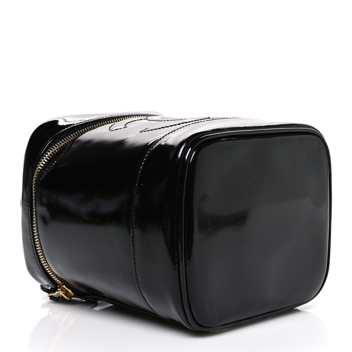 Chanel Patent Timeless Vanity Cosmetic Case Black 4 of 8
