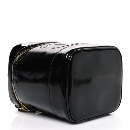 Chanel Patent Timeless Vanity Cosmetic Case Black 4 of 8