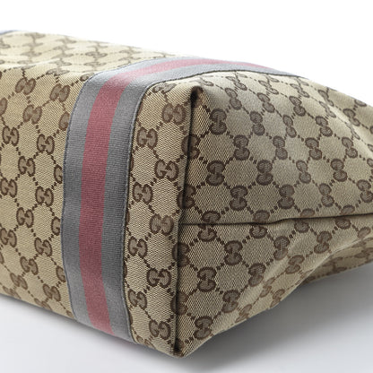 Gucci Monogram Patent Web Large Jolie Tote Pink 6 of 12
