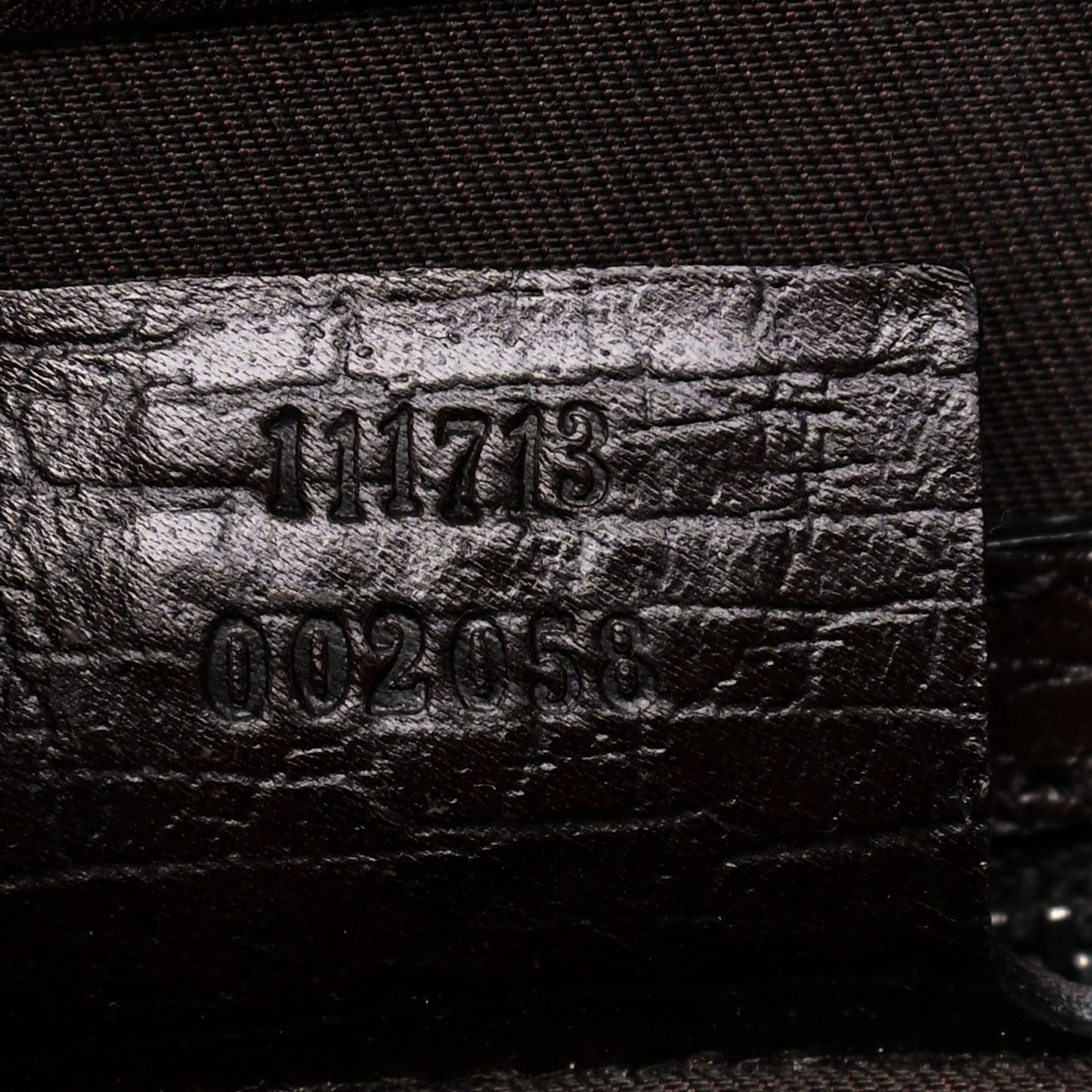 Monogram Bamboo Bullet Bag Dark Brown