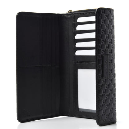 Gucci Soft Microguccissima Continental Zip Wallet Black 6 of 9