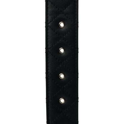 Chanel Lambskin Quilted CC Chain Belt 75 30 Black 6 of 9