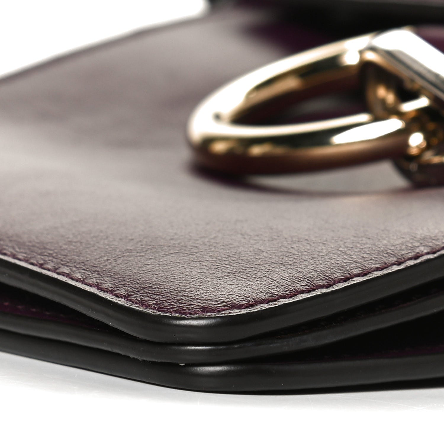 Chloe Suede Calfskin Mini Faye Bracelet Bag Nightfall Purple 9 of 13