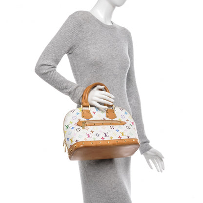 Louis Vuitton Monogram Multicolor Alma White 2 of 8