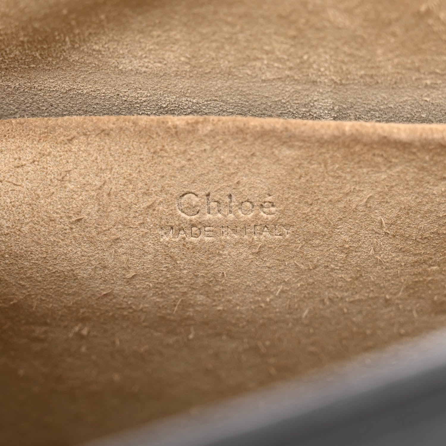 Chloe Calfskin Suede Medium Nile Bracelet Bag Black 5 of 11