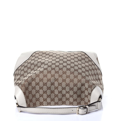 Gucci Monogram Medium Charlotte Hobo Off White 10 of 11