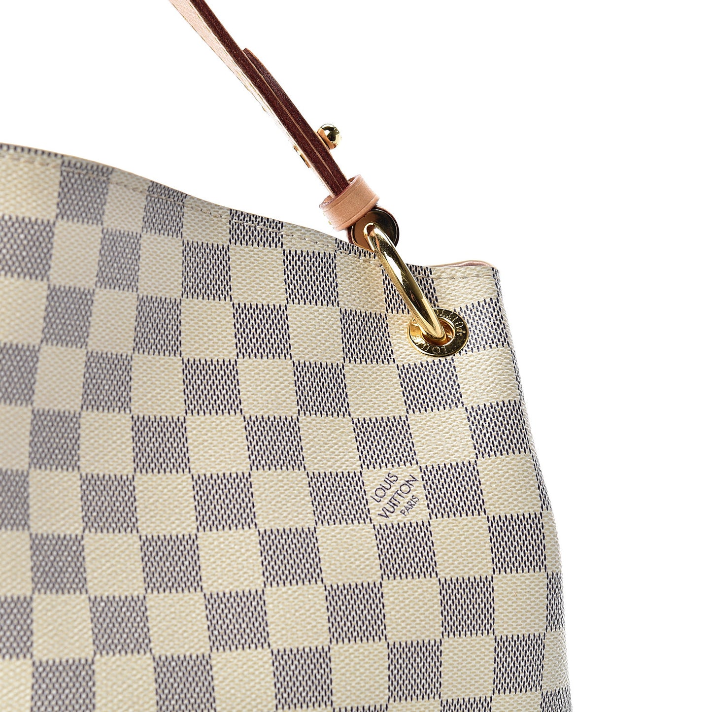 Damier Azur Graceful MM Rose Ballerine