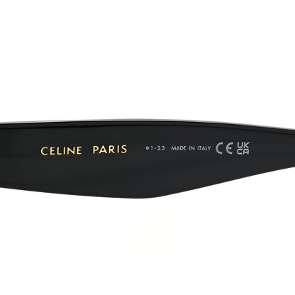 Celine Acetate Polarized Cat Eye Sunglasses CL4004IN Havana Black 5 of 7
