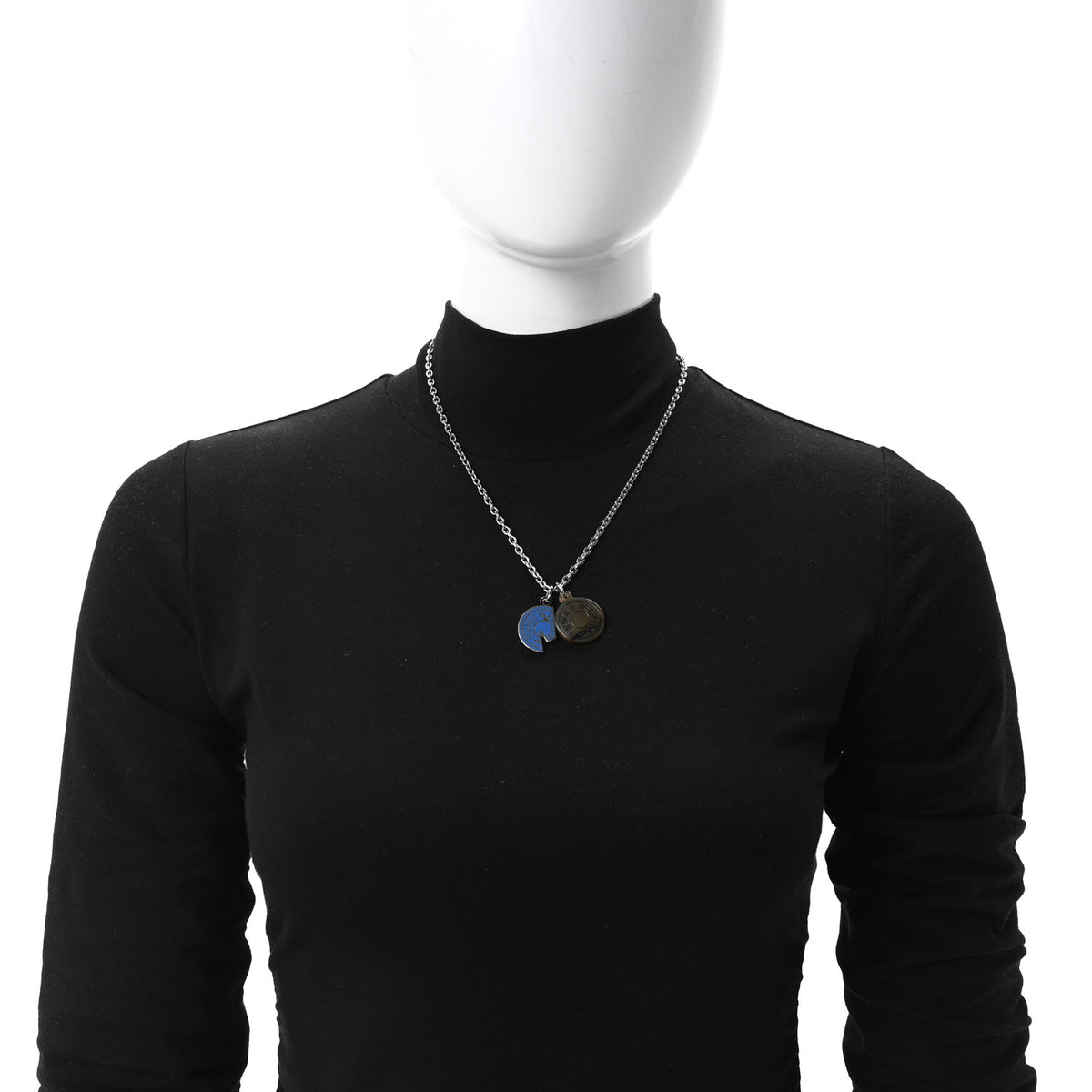 Hermes Buffalo Horn Lacquer Carrousel Necklace 2 of 4