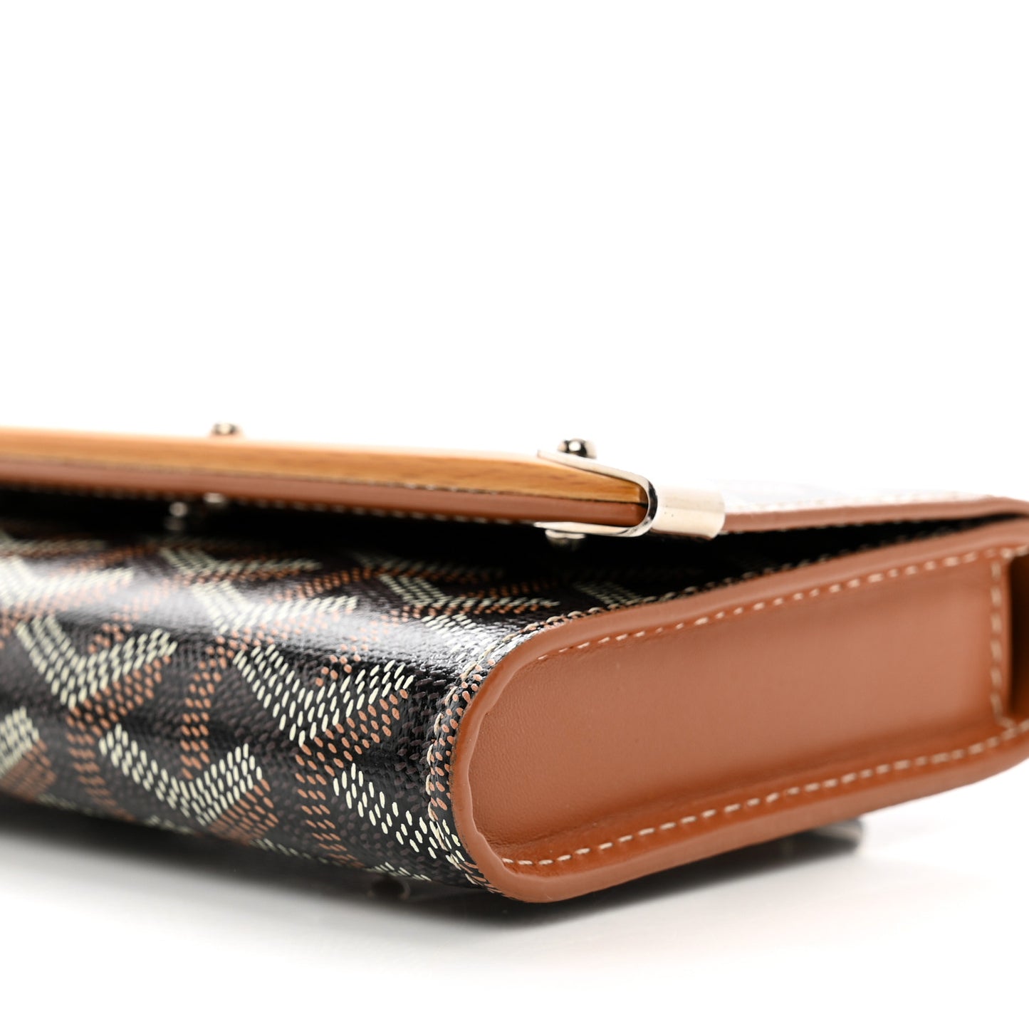 Goyardine Monte Carlo Mini Case Black Gold