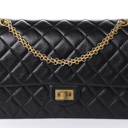 Chanel Aged Calfskin Quilted 2.55 Reissue 226 Flap Black 10 of 11