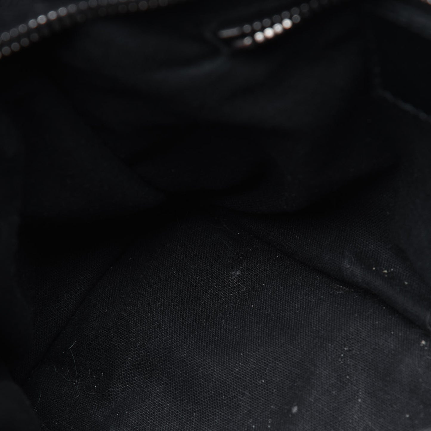 Matte Goatskin Rubber Covered Classic Hardware Mini City Black
