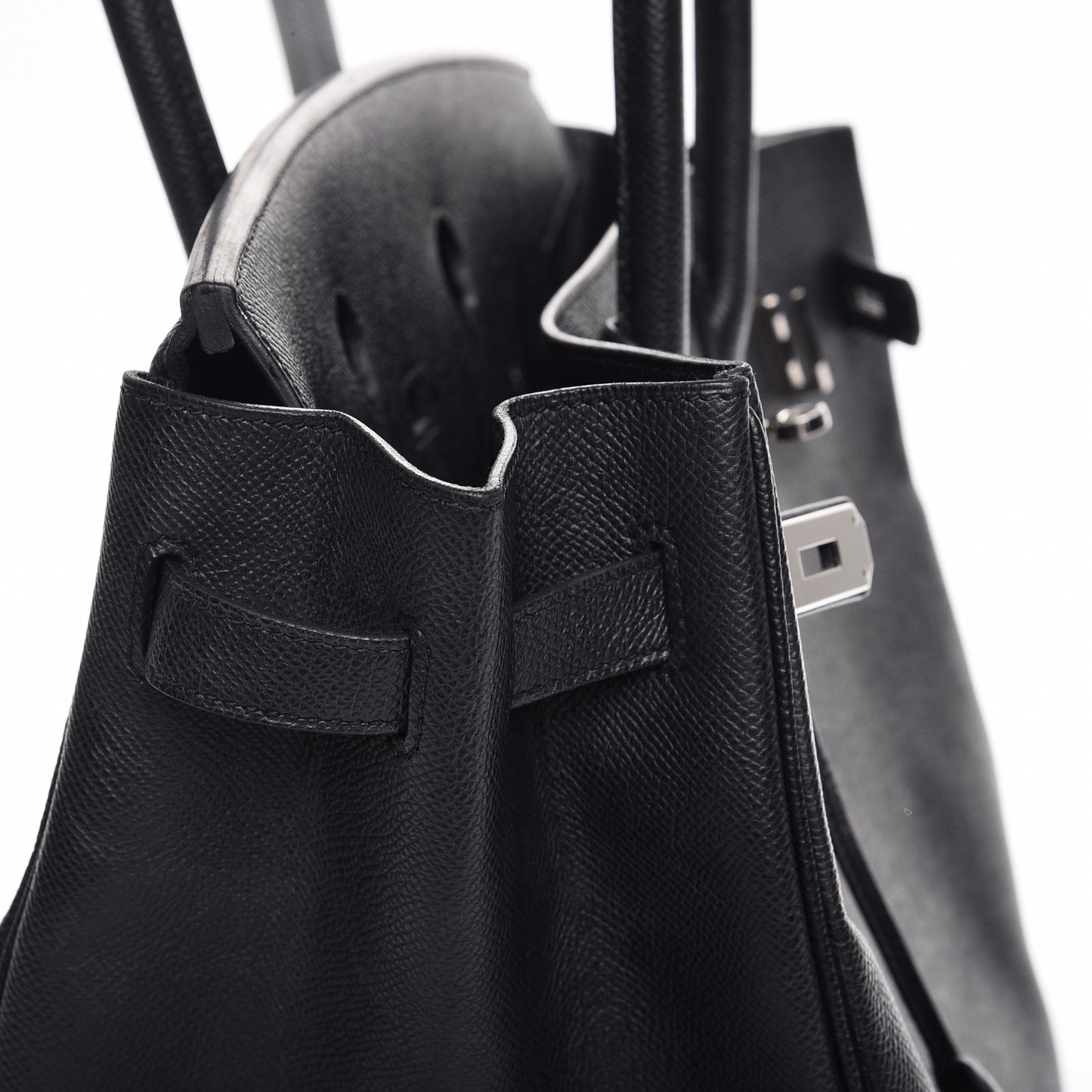 Epsom Birkin 35 Black