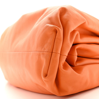 Bottega Veneta Smooth Butter Calf The Pouch Oversized Clutch Burnt Orange 10 of 10