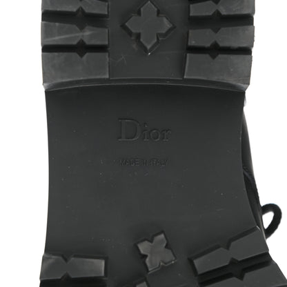 Christian Dior Calfskin Technical Fabric D-Major Ankle Boots 39 Black Taupe 6 of 8