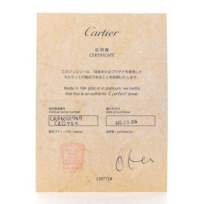 Cartier 18K Pink Gold Diamond 4mm LOVE Wedding Band Ring 49 4.75 5 of 5
