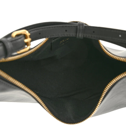 Fendi Vitello Grace Matte Small Fendigraphy Hobo Bag Black 5 of 10