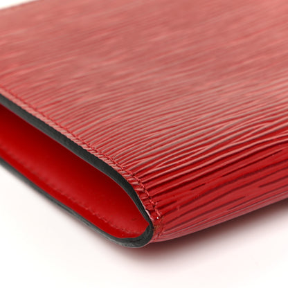 Louis Vuitton Epi Pochette Accessories 24 Castillan Red 5 of 11