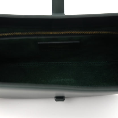 Saint Laurent Smooth Calfskin Le 5 A 7 Hobo Vert Fonce 5 of 9