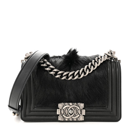 Chanel Goat Hair Small Boy Flap Black 1 of 11