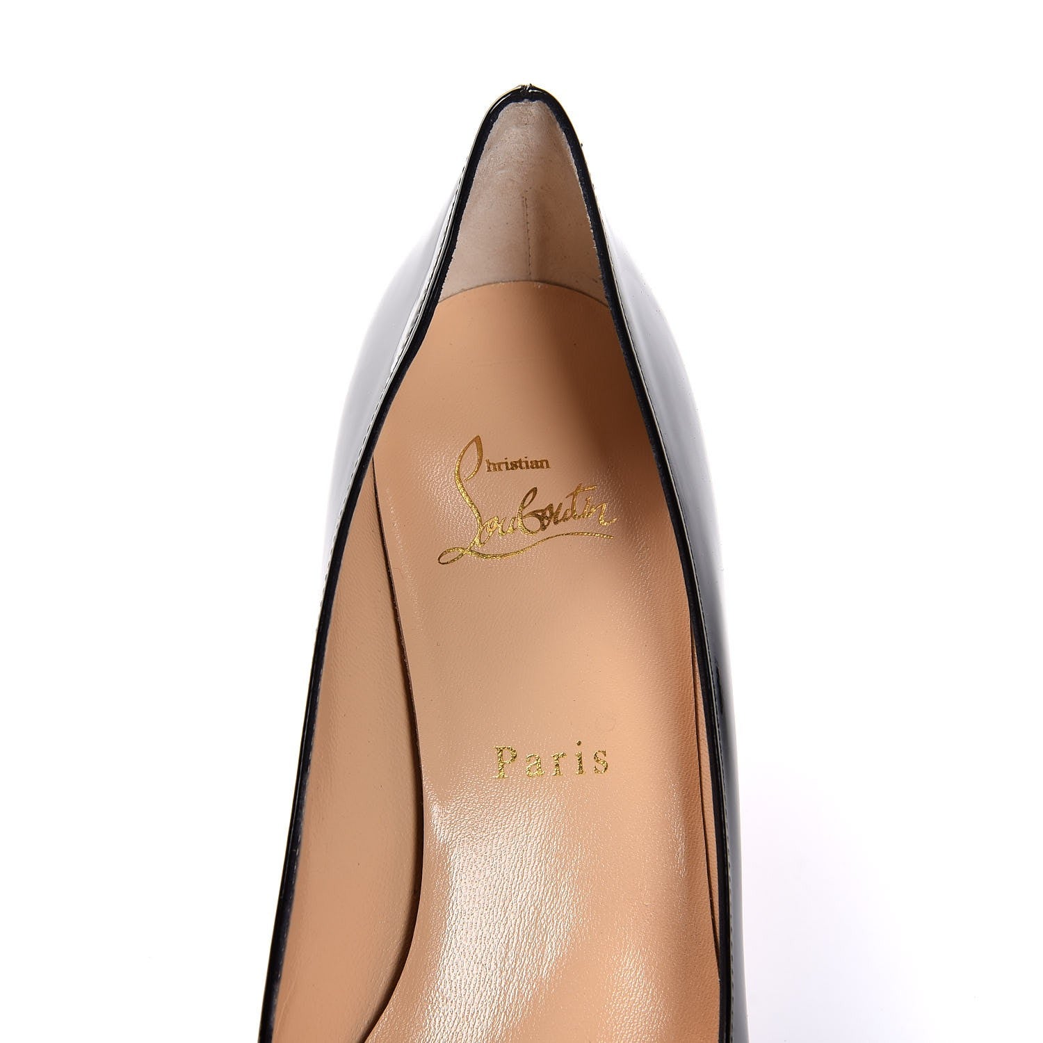 Christian Louboutin Patent Pigalle Follies 55 Pumps 39 Black 7 of 8