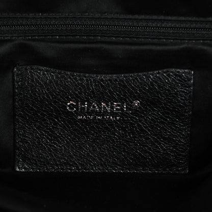 Chanel Glazed Calfskin Large On The Road Tote Black 7 of 10