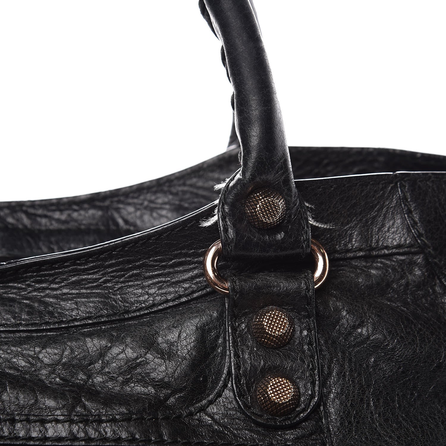 Balenciaga Agneau Giant 12 Rose Gold Hardware City Black 13 of 16