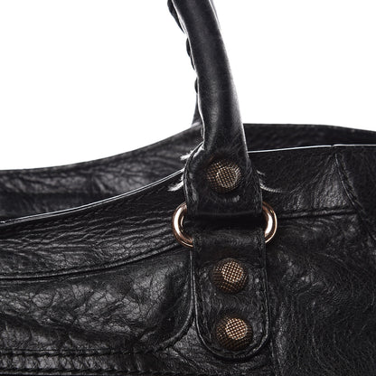 Balenciaga Agneau Giant 12 Rose Gold Hardware City Black 13 of 16