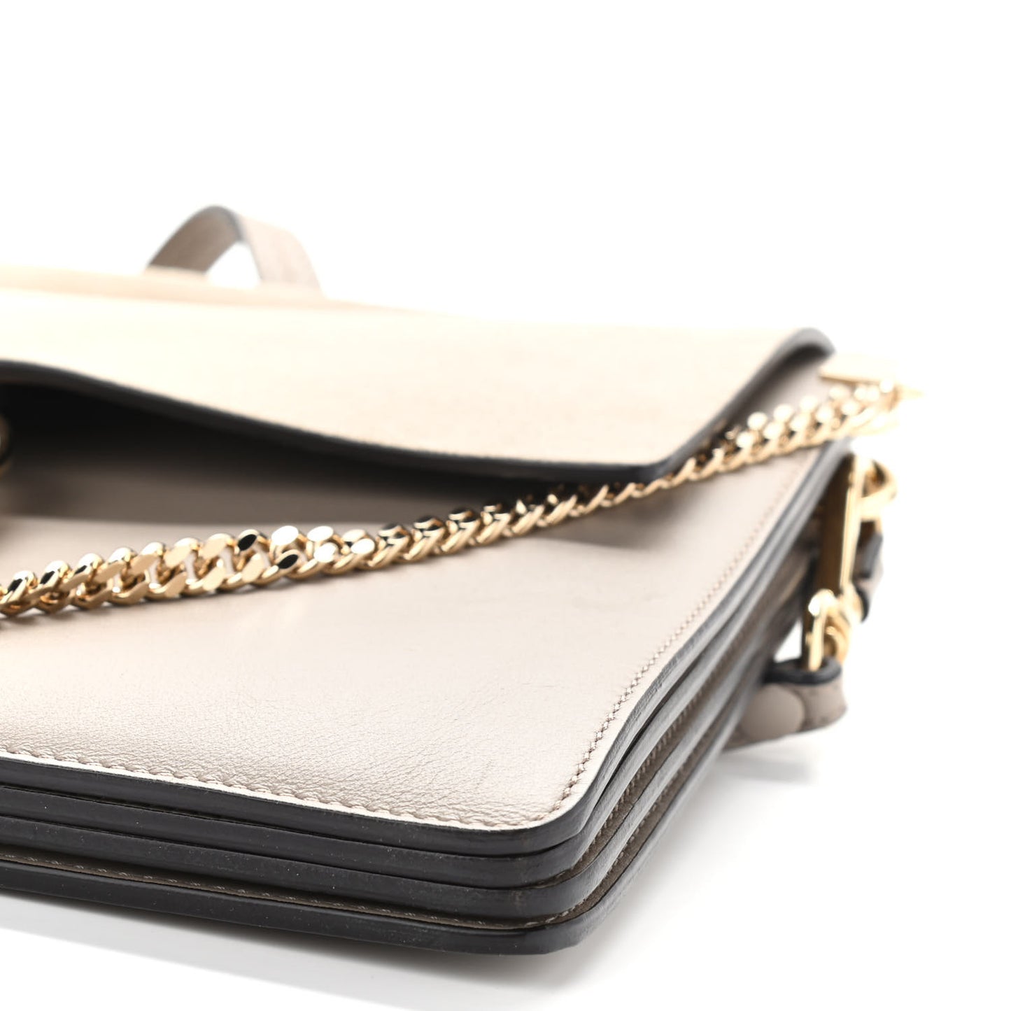 Calfskin Suede Medium Faye Shoulder Bag Motty Grey