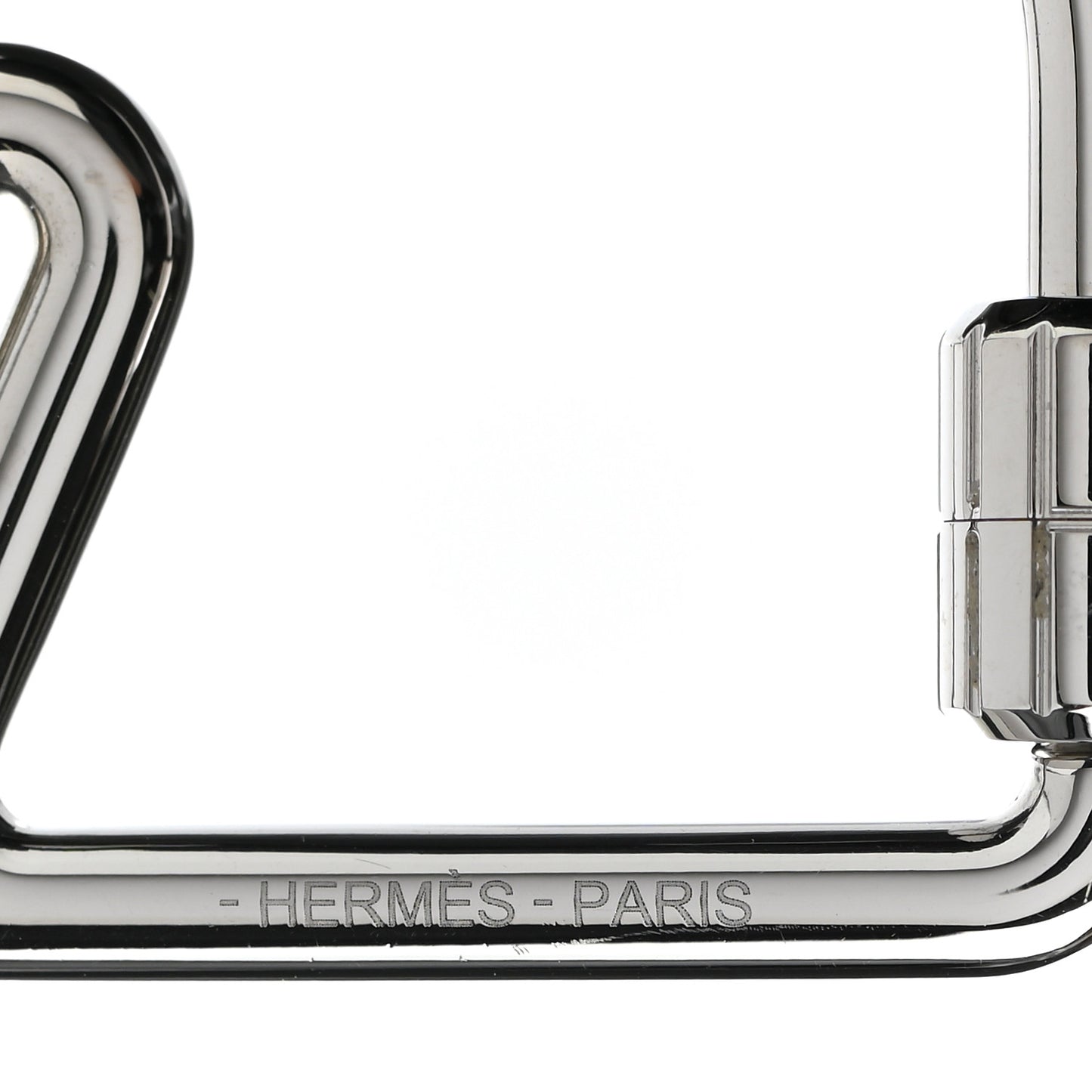 Palladium Cheval Key Ring
