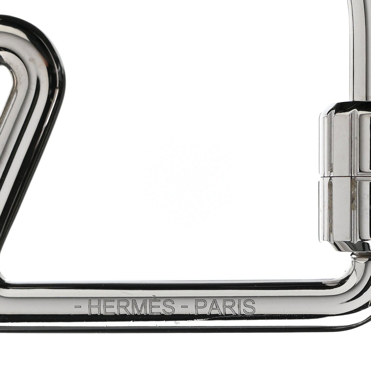 Hermes Palladium Cheval Key Ring 4 of 5