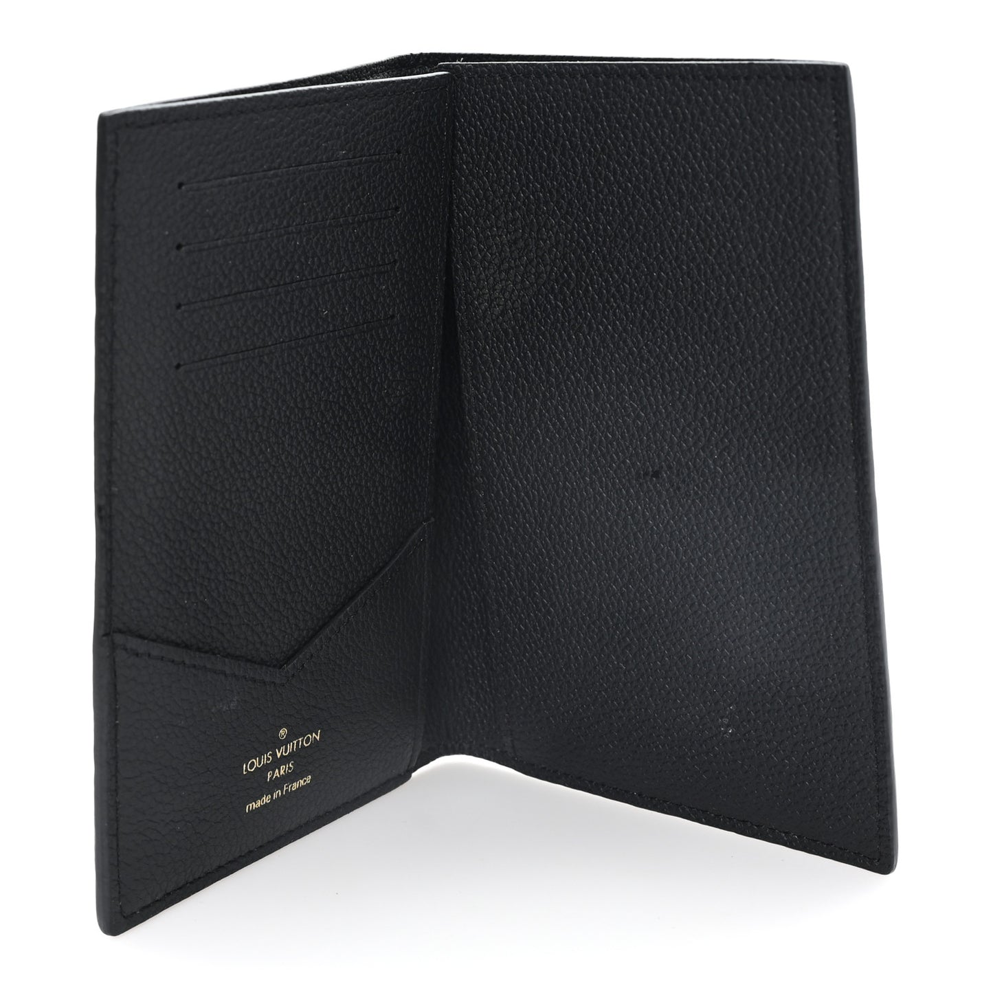 Empreinte Monogram Passport Cover Black