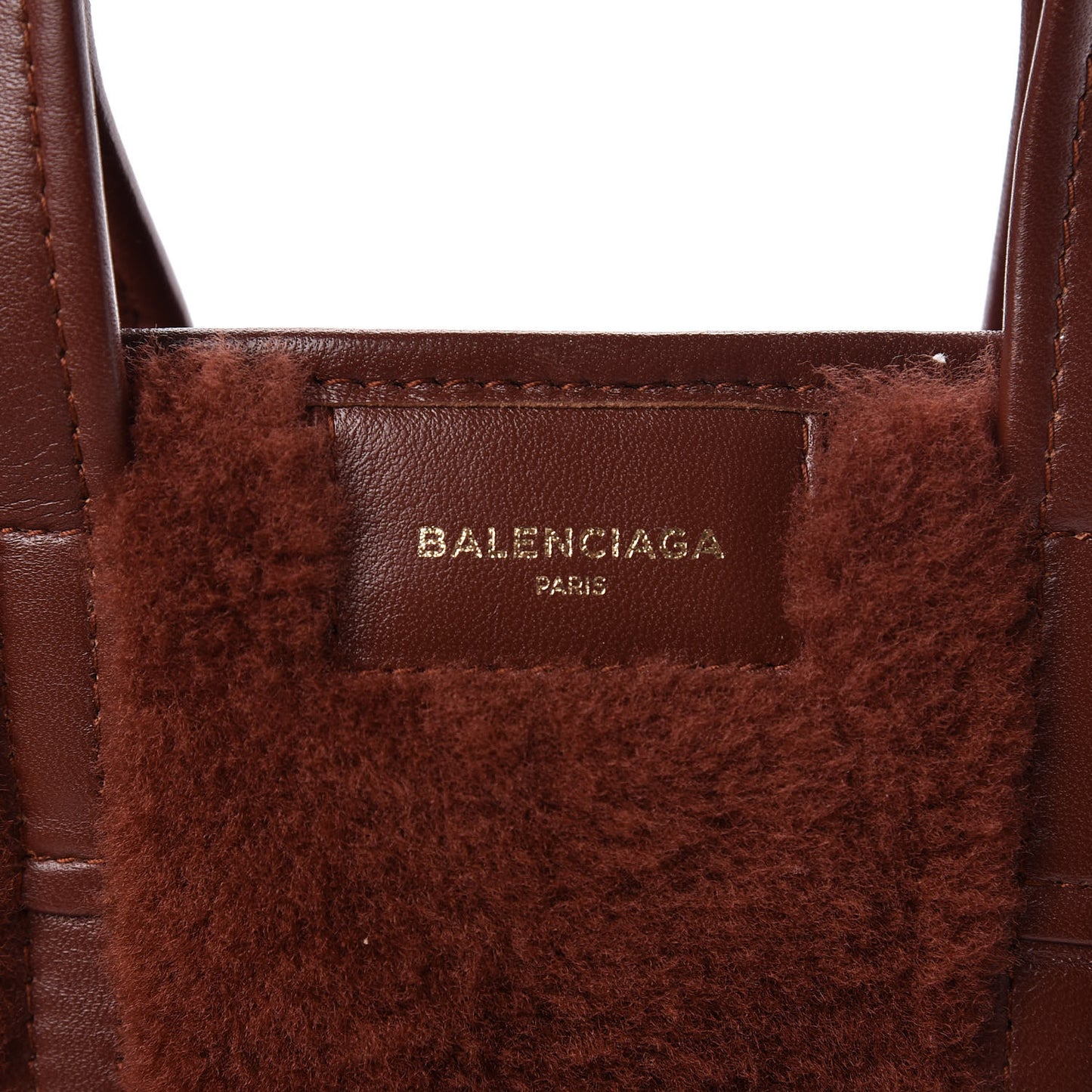 Shearling XS Bazar Shopper Tote