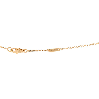 Van Cleef & Arpels 18K Yellow Gold Mother of Pearl Sweet Alhambra Butterfly Pendant Necklace 4 of 6