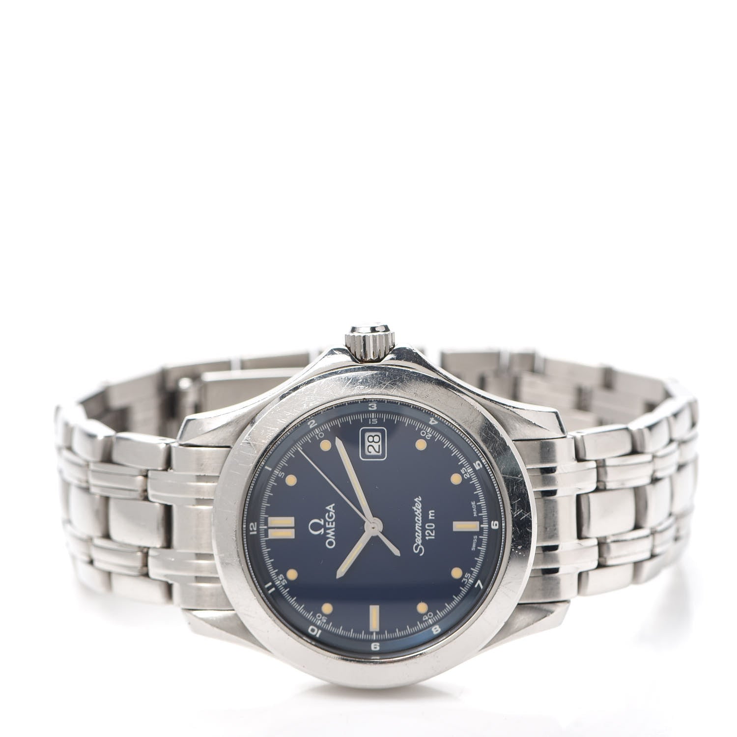 Omega Stainless Steel 36mm Seamaster Quartz Watch Blue 2511.80 2 of 5