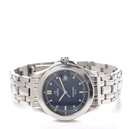 Omega Stainless Steel 36mm Seamaster Quartz Watch Blue 2511.80 2 of 5